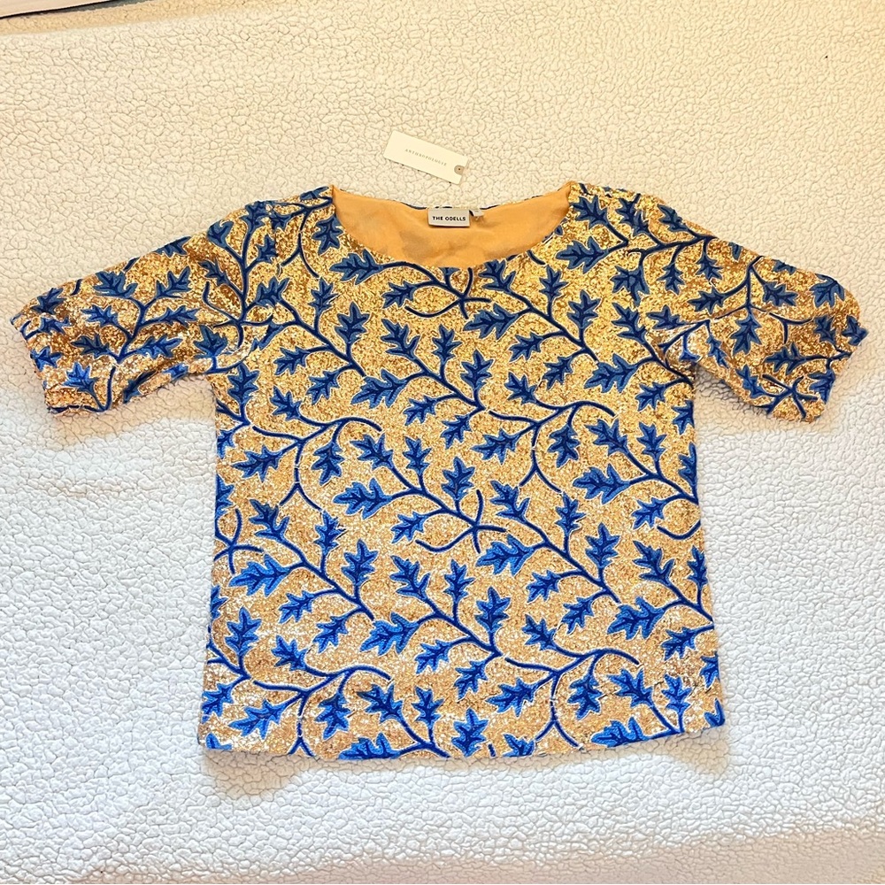 Anthropologie Sequin Shirt